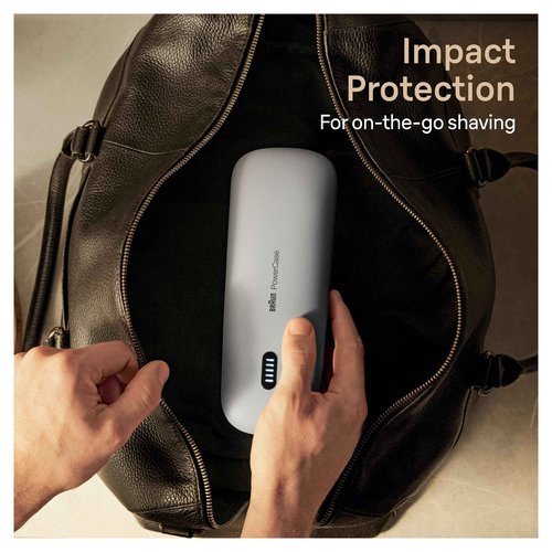 Braun Powercase for Electric Razors for Men, Compatible with Braun Series 9 Pro, Series 9 and Series 8 Electric Shavers, Portable Shaver Case, Charges for Up to 6 weeks