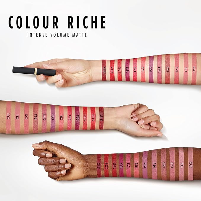 L'Oreal Paris Colour Riche Intense Volume Matte Lipstick, Lip Color Infused with Hyaluronic Acid for up to 16hr All Day Comfort, Le Nude Independant, 0.06 Oz