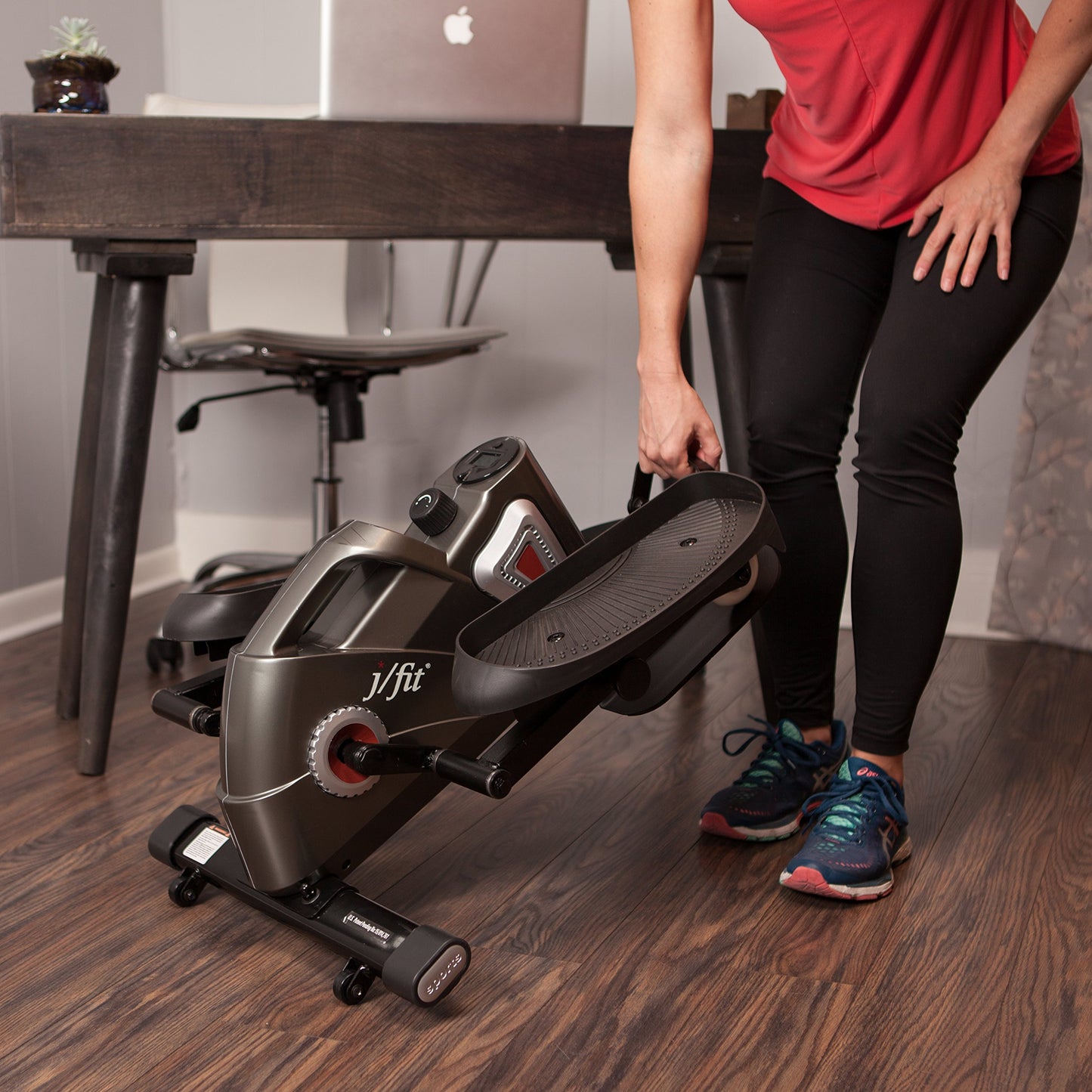 JFIT 50-1000-PEWj/Fit Under Desk & Stand Up Mini Elliptical, Pewter, 27.2 x 15 x 11 inches