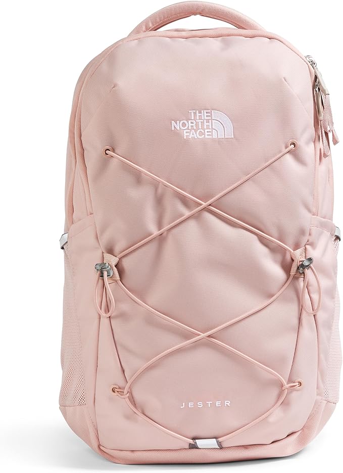 The North Face Women's Jester Everyday Laptop Backpack - Commuter Travel Bag, Laptop Sleeve, Water-Repellent, Pink Moss, O...
