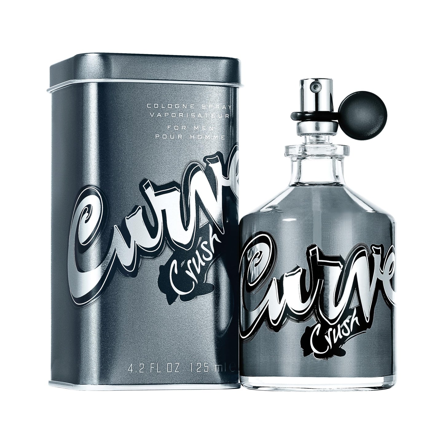 Curve Crush Men's Cologne Fragrance Spray, Gift for Him, Casual Day or Night Scent, 4.2 fl oz