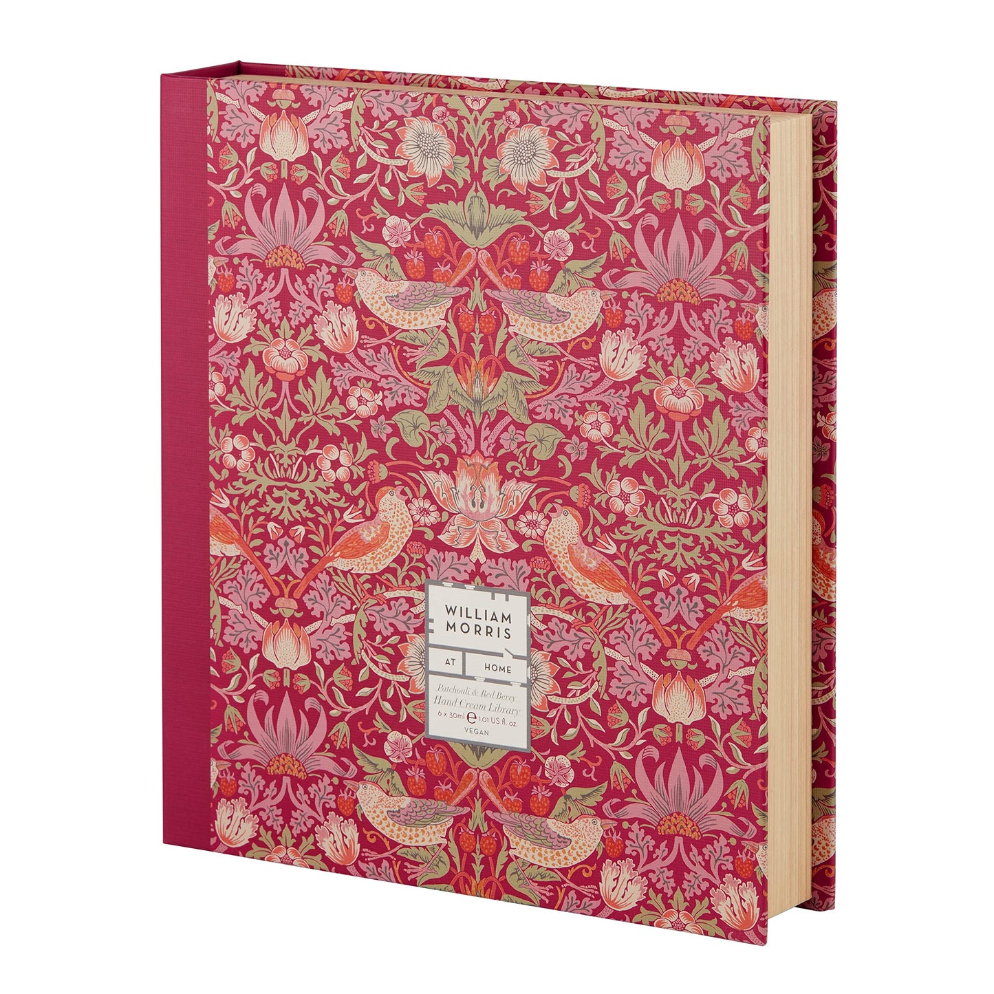 William Morris At Home Patchouli & Red Berry Hand Cream Gift Set Collection | Infused With Shea Butter & Essential Oils | Travel