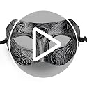 LUOEM Masquerade Face Mask Cool Men Greek Roman Fighter Masquerade Cosplay Mask for Fancy Dress Accessory/Masked Ball/Hall...