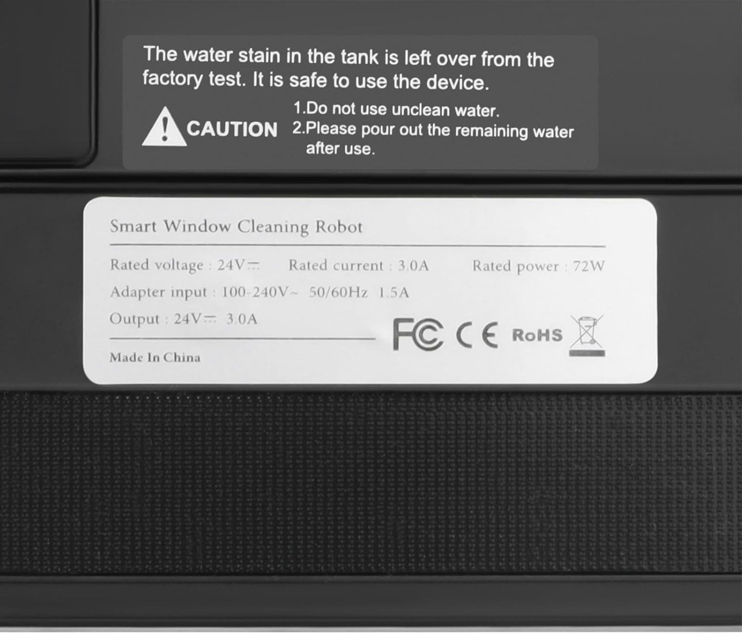 Window Cleaner Robot, Window Cleaning Machine 3 Cleaning Mode Automatic Window Vacuum Cleaner Remote Control/App Load 297.62 Lbs in Homes 8.5 X 8.5 X 2.7 Inch (Silver-Gray)