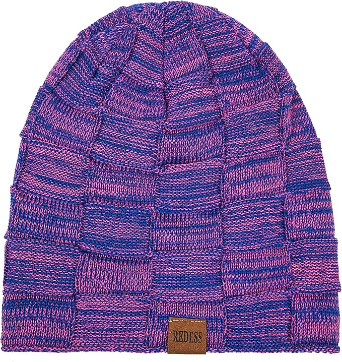 REDESS Beanie Hat for Men and Women Winter Warm Hats Knit Slouchy Thick Skull Cap
