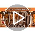 Perjoy Cocktail Shaker Set, 16 Piece Bartender Kit, Cocktail Shaker, Stainless Steel Bar Set Accessories, Coktail Set, Bos...