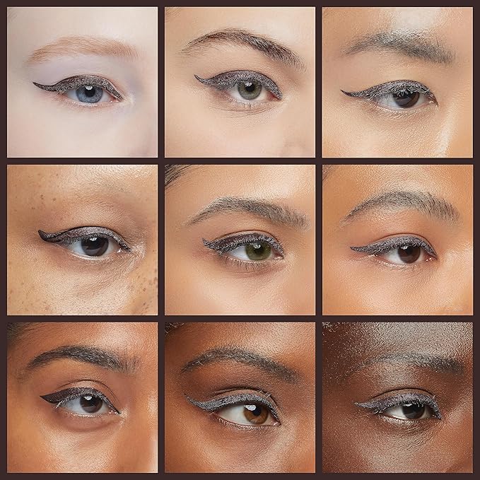 Almay Liquid Eyeliner, Waterproof, Fade-Proof Eye Makeup, Easy-to-Apply Liner Brush, 222 Brown