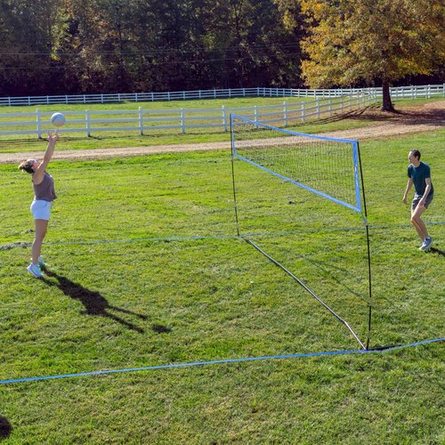 Freestanding Indoor/Outdoor Volleyball Net (20 Feet)