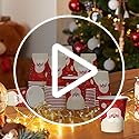Tlenpo 100 Pcs Christmas Paper Cups, Winter Snowy Night, Disposable Hot Cocoa Bar Supplies, Drinkware for Christmas Party ...