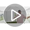 HOTEEL 10x30 Party Tent with 8 Removable Sidewalls for Parties, Weddings, BBQ, Waterproof Outdoor Event Canopy, Patio Camp...