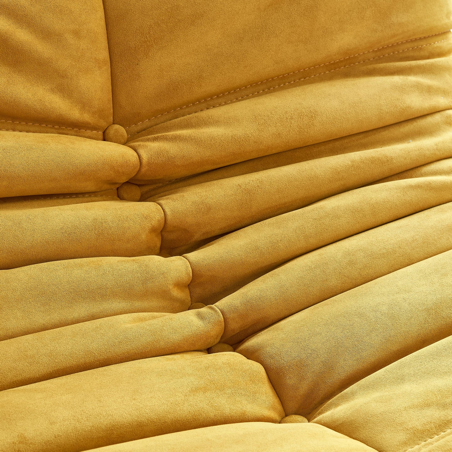 Aosaifen Bean Bag Chair - Corner Sofa, Fireside Chair Bean Bag Sofa Large Bean Bag Chair for Adults,Fireside Floor Couch for Living Room, Bedroom, Gaming & Office (Yellow, Single)