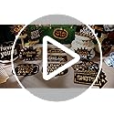 Outus 24 Pieces Photo Booth Props Birthday with Stick Happy Birthday Weddings Graduation Prom Bday Wedding New Year Party ...