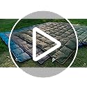 HunnmingRe Upgraded Hooded Down Camping Blanket Waterproof 650 Fill Puffy Poncho Blanket 77" x 50" Packable Wearable Sleep...