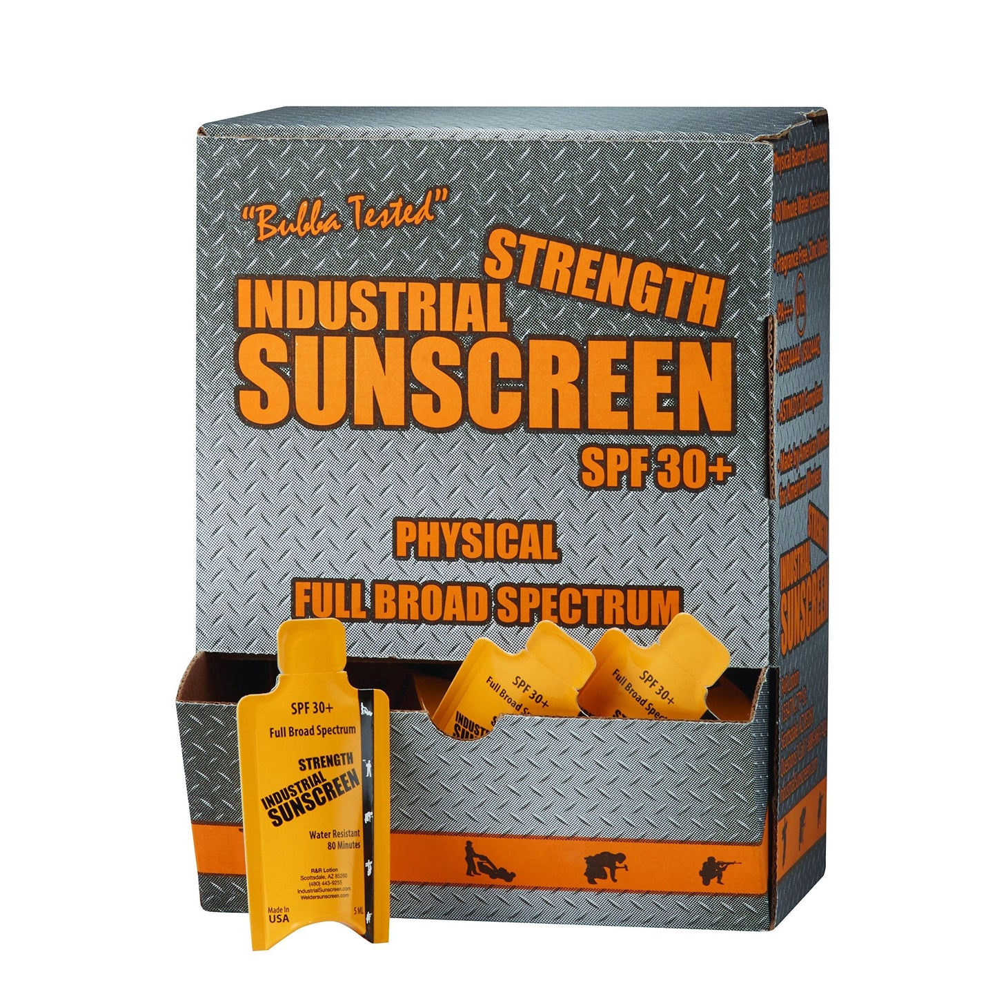 R&R Lotion ICSSP-50-30+ Industrial Sunscreen Packet, 5 fl.oz. Capacity, 5 mL