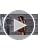 SOLY HUX Women's Summer Halter Backless Mini Dress Flowy Sleeveless V Neck Tie Back A Line Western Casual Sun Dresses
