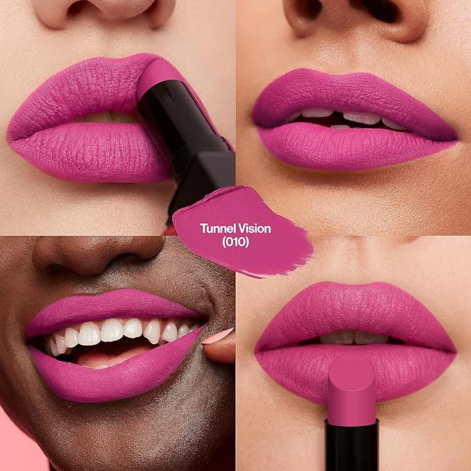 Revlon Lipstick, ColorStay Suede Ink, Built-in Primer, Stocking Stuffer for Women, Waterproof, Smudge-proof, Matte Color, 010 Tunnel Vision, 0.09 oz
