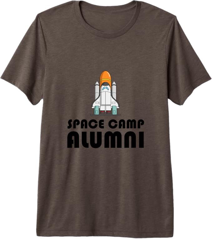 Space Camp Alumni Funny Nerd T-Shirt Premium Tri-Blend T-Shirt