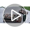 ONLYFIRE OUTDOOR LIVING Portable Propane Gas Stove with Grill Pan and Lid, Butane Camping Stove Instant Ignition for Patio...