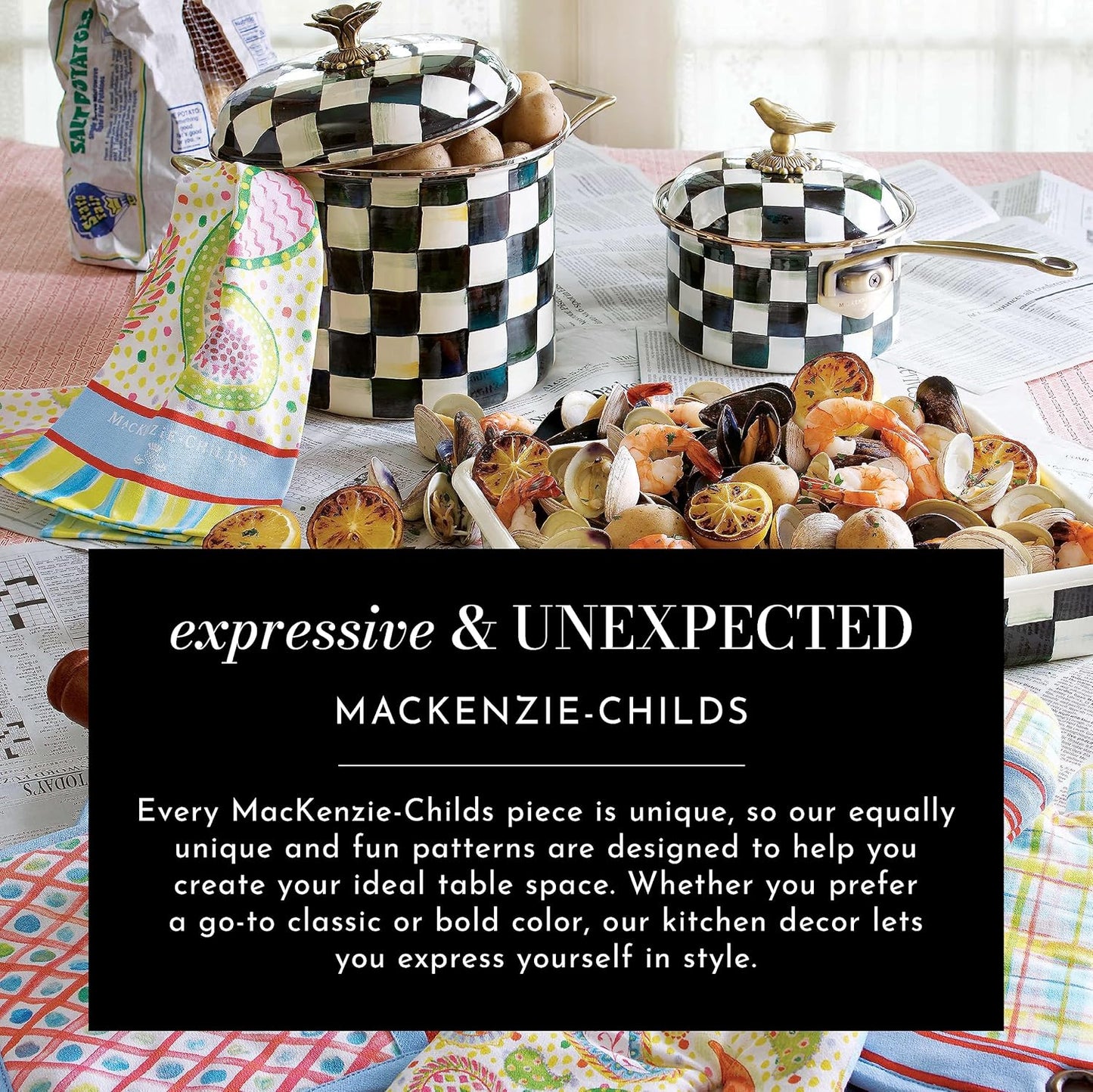 MACKENZIE-CHILDS My Mug, Decorative Ceramic Coffee Mug with Handle, W