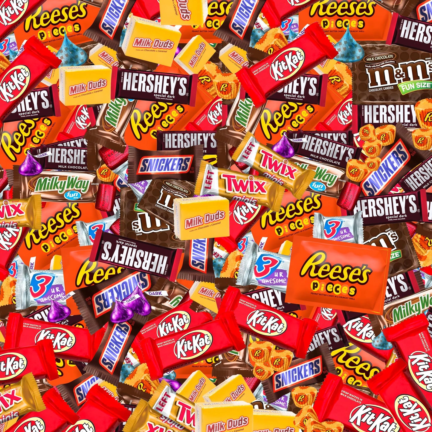 Bulk Chocolate Assortment Variety Pack - Chocolate Candy Variety Pack - 5 lb Bag of Mixed Bulk Chocolate, Milk Chocolate, Dark Chocolate, Bars and more! Bulk Candy Mix for Candy Bags - Candy - Chocolate (5 LBS)