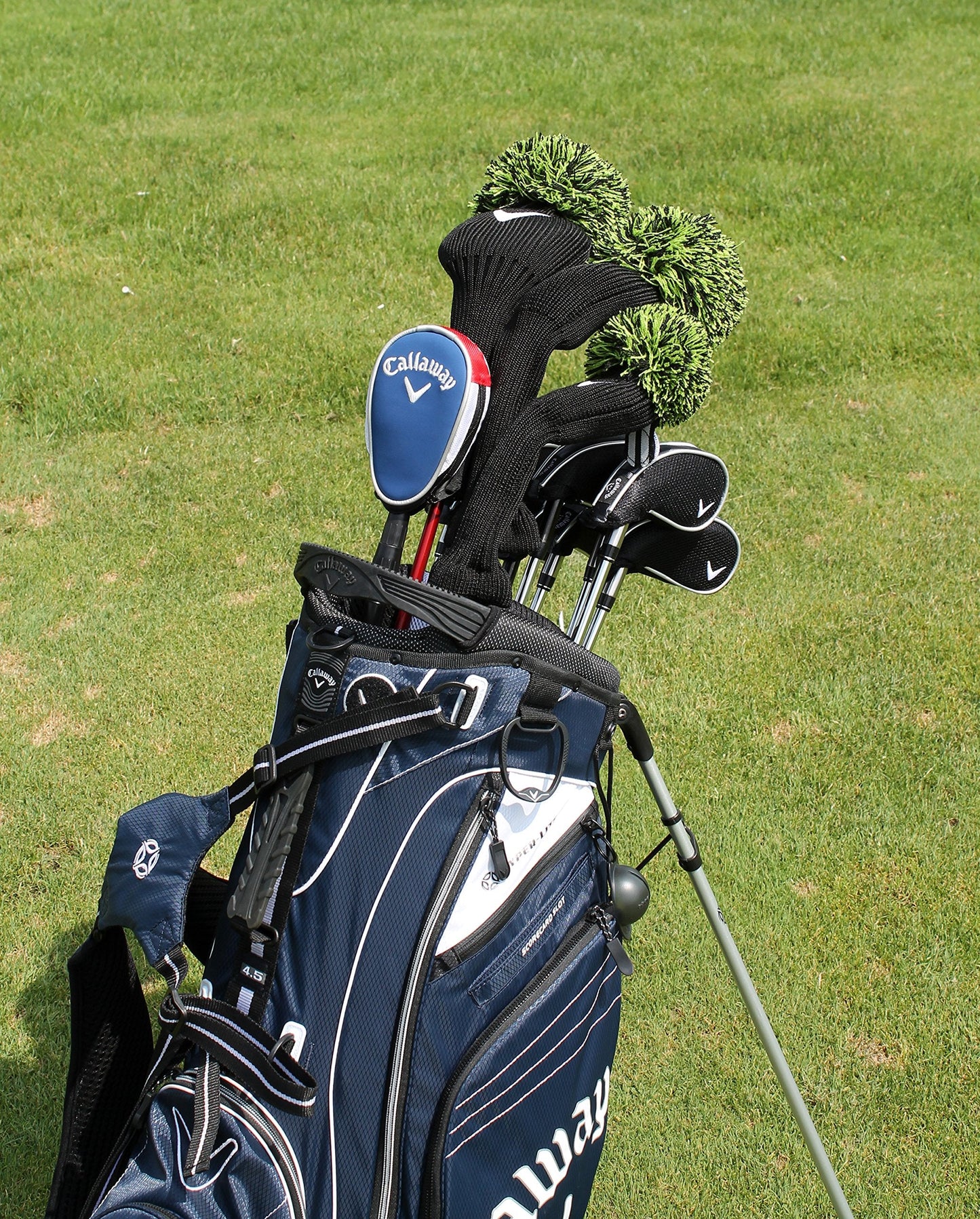 Callaway Golf Ball Retriever for Water, Telescopic with Dual-Zip Headcover, Black, 15 Feet