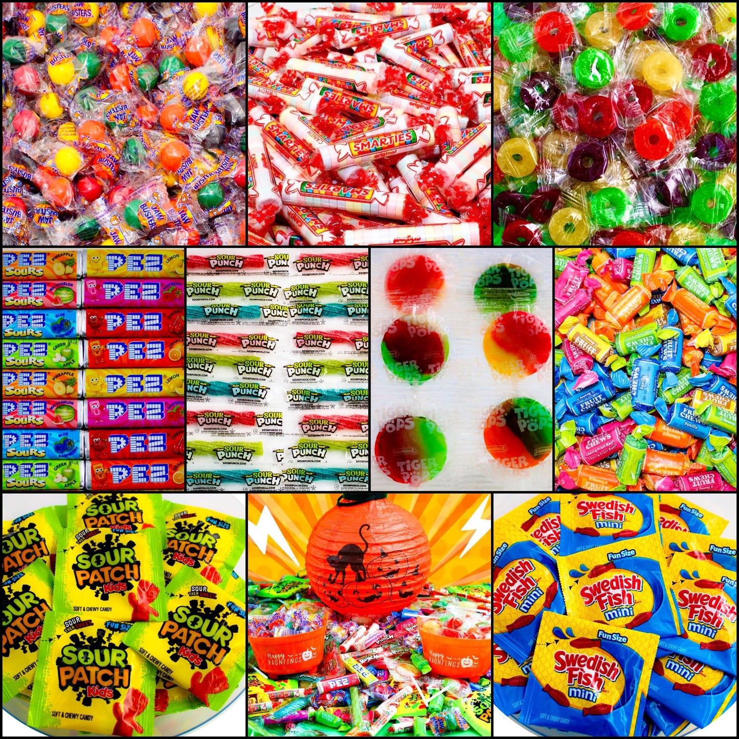 Bulk Candy Variety Pack - 4 lb Bulk Easter Candy Assortment - Easter Basket Stuffers, Pinata Stuffer Candies Variety Pack, Office CandyBowl Treats - Individually Wrapped Candies Bulk