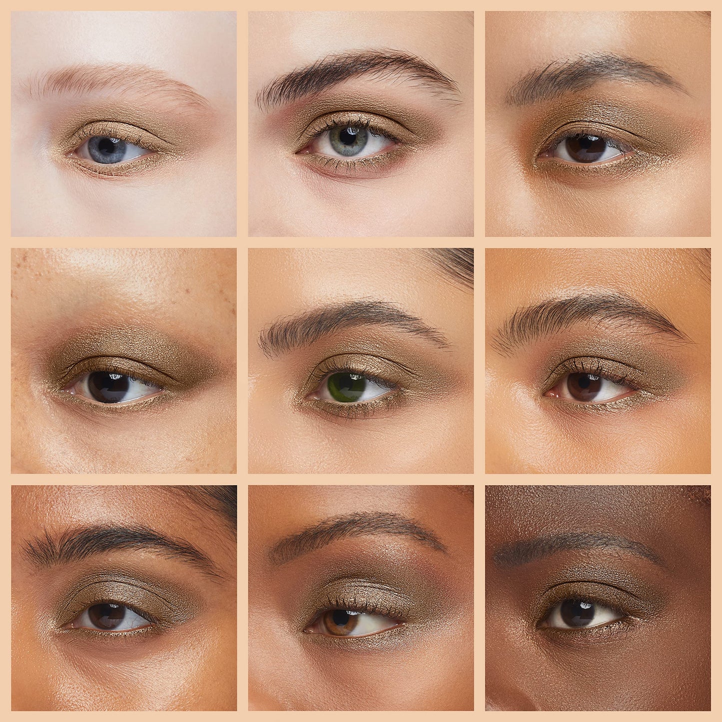 Mallofusa Single Shade Baked Eye Shadow Palette Glitter Powder in Shimmer 15 Metallic Colors Optional (Golden)