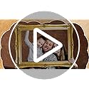 Large Photo Booth Props 32 x 24 Inch Gold Picture Selfie Frame Vintage Photo Frame Creative Friends Party Photo Props Acce...