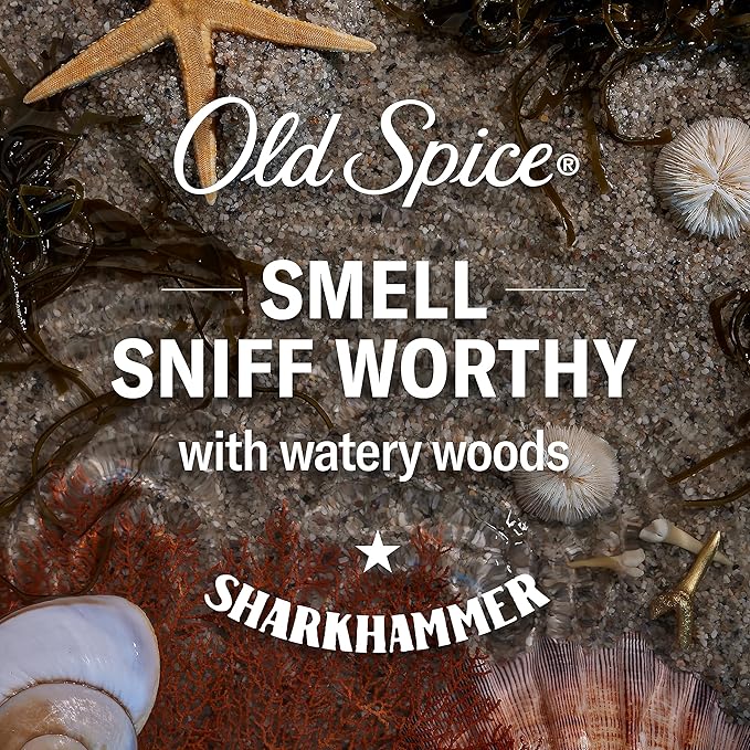 Old Spice Aluminum Free Deodorant for Men, Sharkhammer, 3oz (Pack of 3)