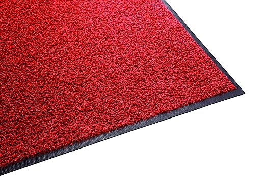 Guardian 94041715 Platinum Series Indoor Wiper Floor Mat, 4' x 17', Red