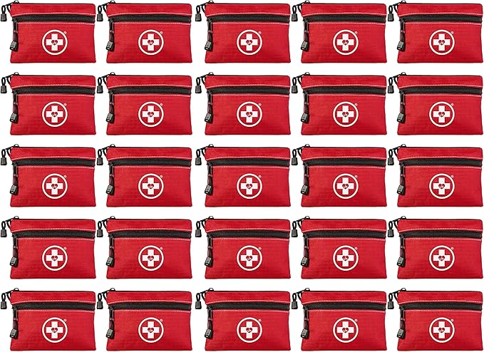 Swiss Safe 2-in-1 First Aid Kit for Car, Travel & Home, Businesses - Bonus Mini Kit for Medical Emergency Aid, Survival, C...