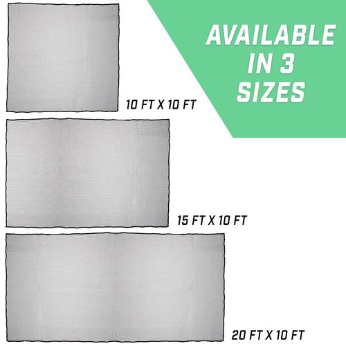 GoSports 15 ft x 10 ft Sports Netting - Hitting Net for Golf, Baseball, Hockey, Soccer, LAX and More
