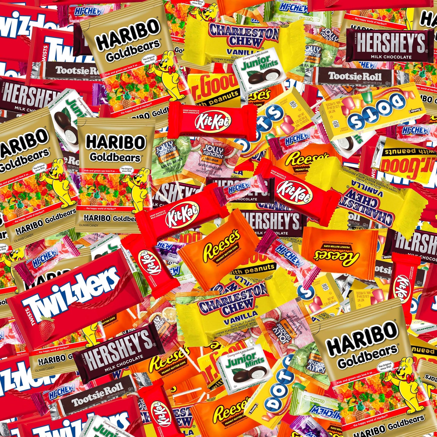 Individually Wrapped Mini Candy & Chocolate Mix - 4 lb Bulk Easter Candy Assortment - Easter Basket Stuffers, Pinata Stuffer Candies Variety Pack, Office CandyBowl Treats - Sweet & Chocolatey Flavors