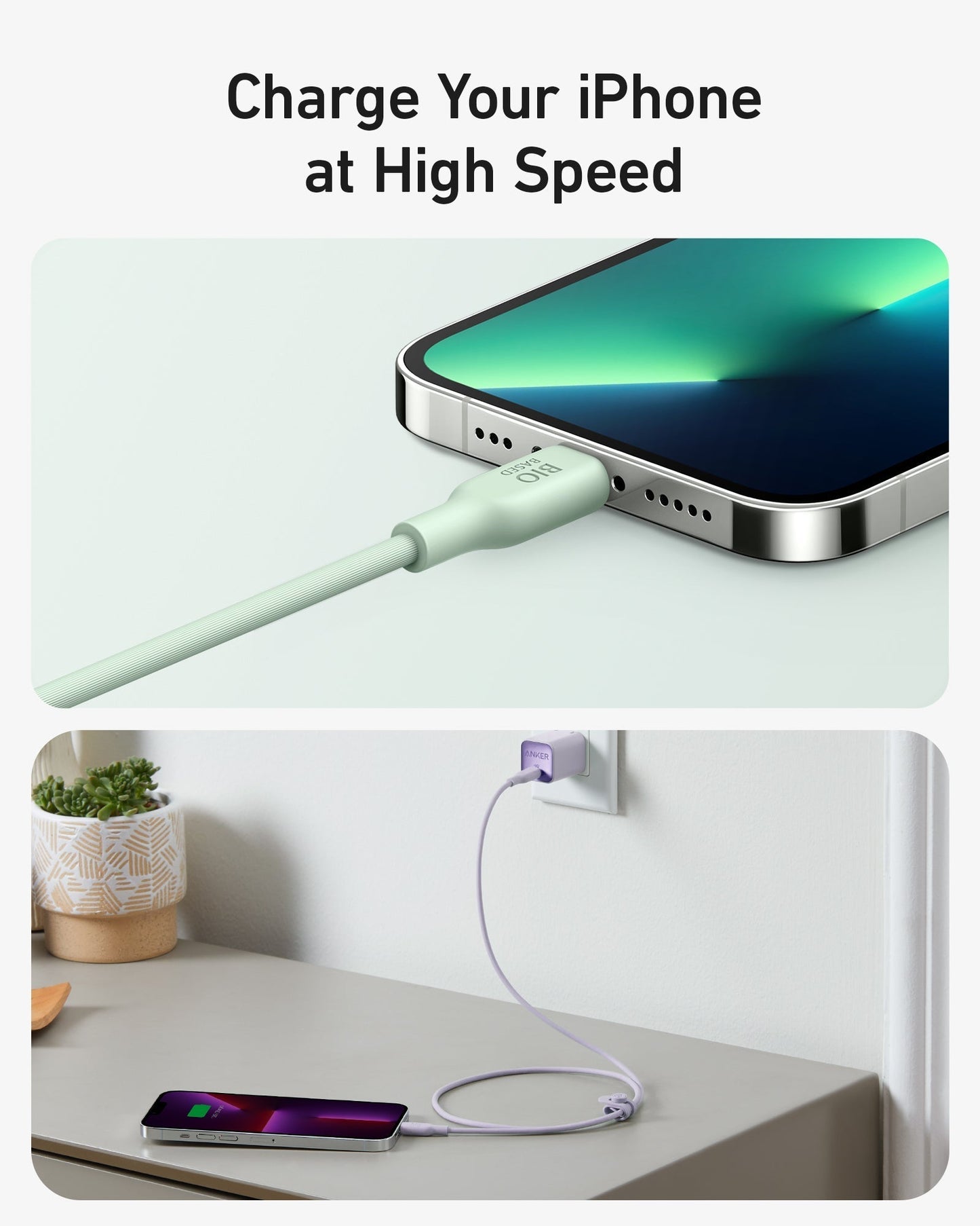 Anker <b>541</b> USB-C to Lightning Cable (Bio-Based)
