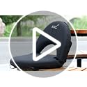 Nice C Stadium Seats, Floor Chairs, Bleacher Chairs, 10-Posisition Reclining Waterproof Cushion, Ultralight, Foldable, Ext...
