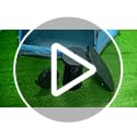 maliven Portable Folding Table and Stool 2 in 1, Lightweight Collapsible Table for Camping Picnic Beach, Small Foldable Ta...