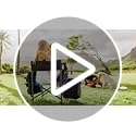 PICNIC TIME Fusion Camping Chair with Side Table and Soft Cooler, Outdoor Foldable Padded Camping Chairs with Cup Holder f...