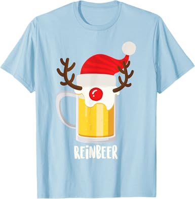 Reinbeer Shirt | Christmas Rudolph Alcohol Drinks Cool Gift