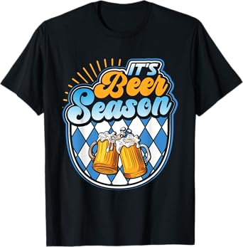 Munich Oktoberfest IT'S BEER SEASON Funny Beer Tent T-Shirt