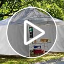 Joramoy Canopy Tent Sidewalls for 10×10 Pop Up Canopy, 3 Pack Instant Canopy Sunwall, Waterproof and UV Protection Canopy ...