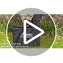 Anbte 3ft Tri-fold Camping Table Max 29.5", 3 Adjustable Heights Aluminum Folding Camping Table with Storage Bag, Lightwei...