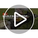 2 Burner Propane Camp Stove | 150,000 BTU Gas Burners | Side Shelves | Windscreen | Waterproof Cover | Detachable Legs | I...