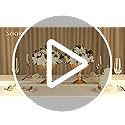 Sziqiqi Urn Vase for Wedding Centrepiece: 7.9in Gold Compote Bowl Vase Table Decorations - Floral Arrangement Pots Set of ...