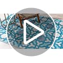 Fab Habitat Outdoor Rug - Waterproof, Fade Resistant, Reversible - Premium Recycled Plastic - Spanish Tile Farmhouse - Lar...