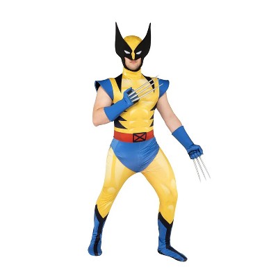 Marvel Men's Wolverine Halloween Deluxe Costume Jumpsuit