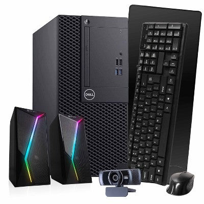 Refurbished Dell Optiplex 3060 Tower Computer-Intel i5-NVIDIA Quadro P620-16GB DDR4 RAM-1TB SSD-Speaker-Webcam&Mic-Win11 Pro-Manufacturer Refurbished