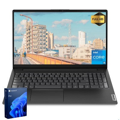 Lenovo V15 Gen 4 15.6" FHD Laptop, i5-13420H, UHD Graphics, 24GB DDR4, 1TB SSD, Wi-Fi 6, Windows 11 Pro, Black