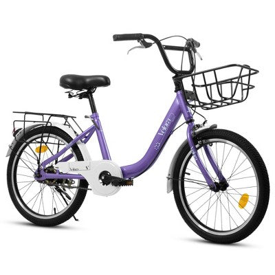 CAVINAS Kids Bike, 1-Speed Children Road Bicycle with Rear Rack, Children's Bike with Coaster Brake & V-Brake for Boys & Girls