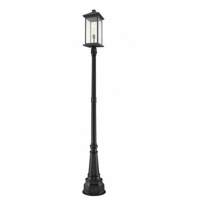 Z-Lite Portland 1 - Light Post Light in Black