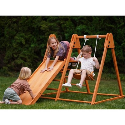 Avenlur Juniper - Real Wood Folding Playset For Indoor and Outdoor Use
